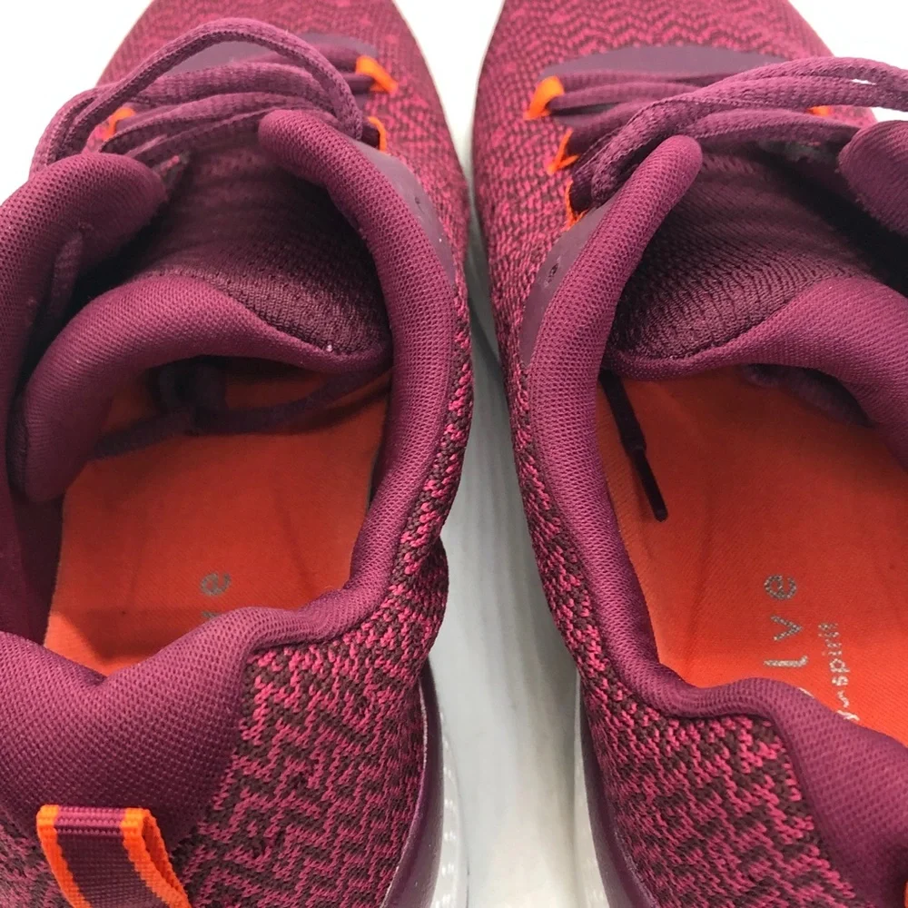 Women’s Sz 8.5W Evolve Easy-Spirit EVTR0T9 Burgundy Fly Knit Print Sneakers - Picture 14 of 16